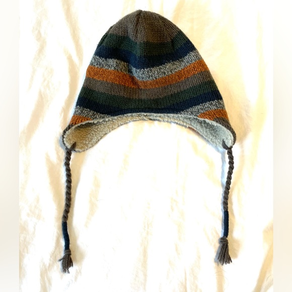 ❄️ Men’s Eddie Bauer Wool Hat w/Faux Sherpa and Fleece Lining - Picture 2 of 6